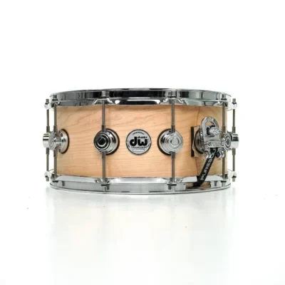 DW Maple Snare Drum Natural Finish