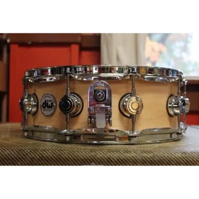 DW Maple Snare Drum Studio View
