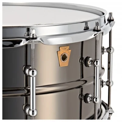 Ludwig Black Beauty Snare Drum Studio View